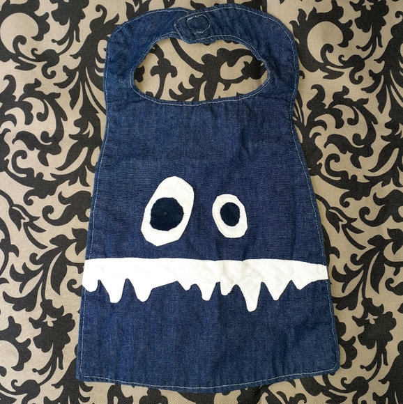 3/$15 Handmade Monster Baby Apron - Picture 2 of 5